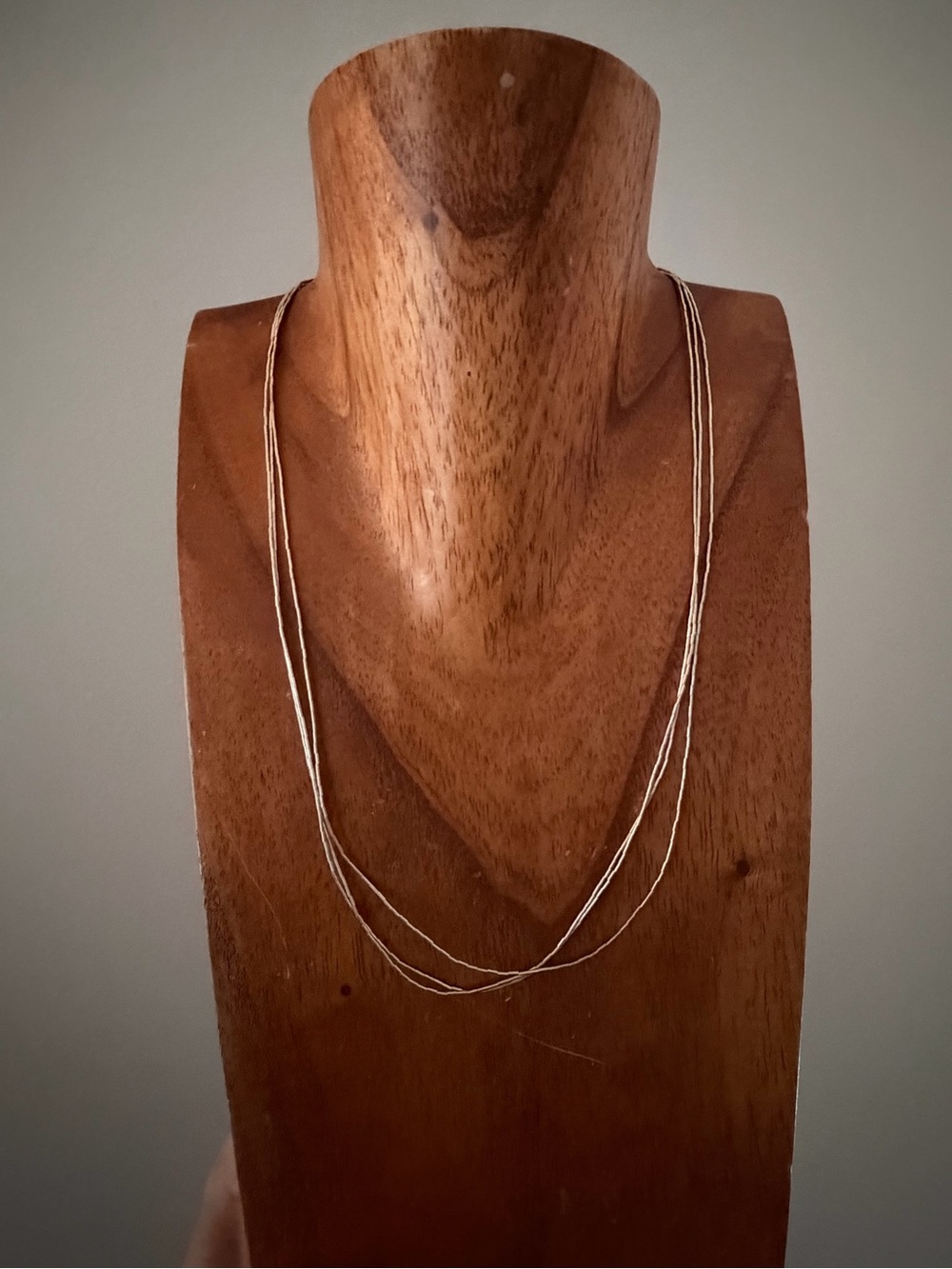 Delicate Liquid Sterling Silver Multi-Strand Necklace made in Mexico